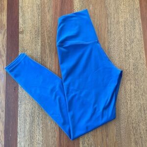 Yunoga Vibrant Blue High-Waisted Leggings